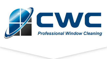 CWC logo with blue window icon and the text “Professional Window Cleaning”