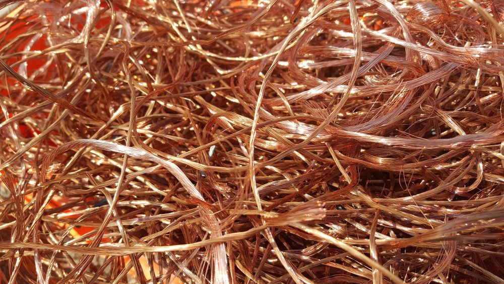 Close-up of a Tangled Pile of Copper Wire — Independent Scrap Metal Pty Ltd in Grafton, NSW