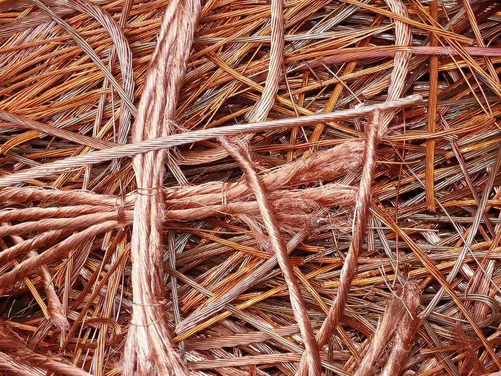Tangled Mass of Copper Wires, Some Braided — Independent Scrap Metal Pty Ltd in Grafton, NSW