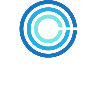 Blue concentric circles with a gap on the right side.