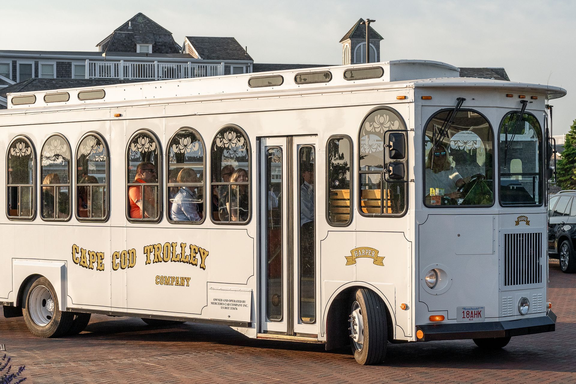 White trolley with 