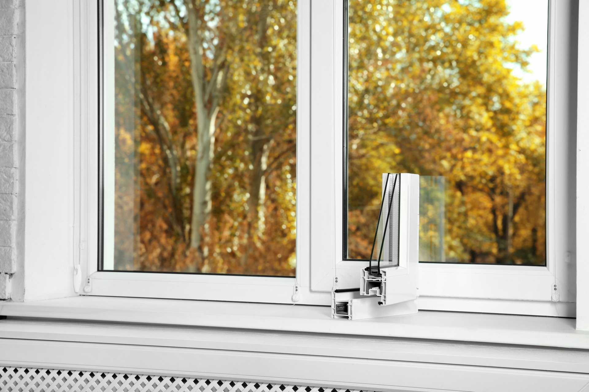 double glazed windows