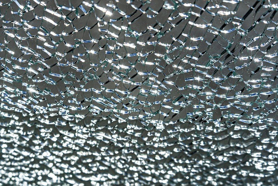 broken glass