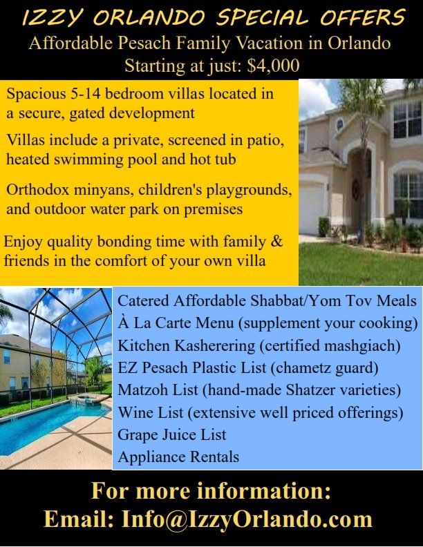 Pesach in Orlando