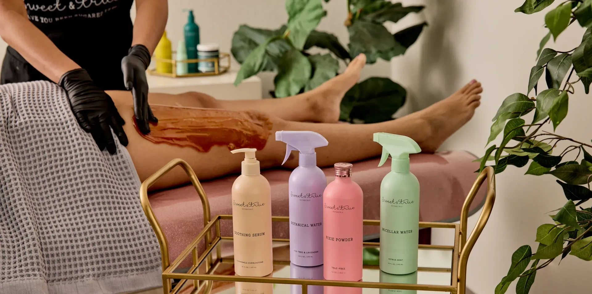 Sugaring Legs with Sweet & True