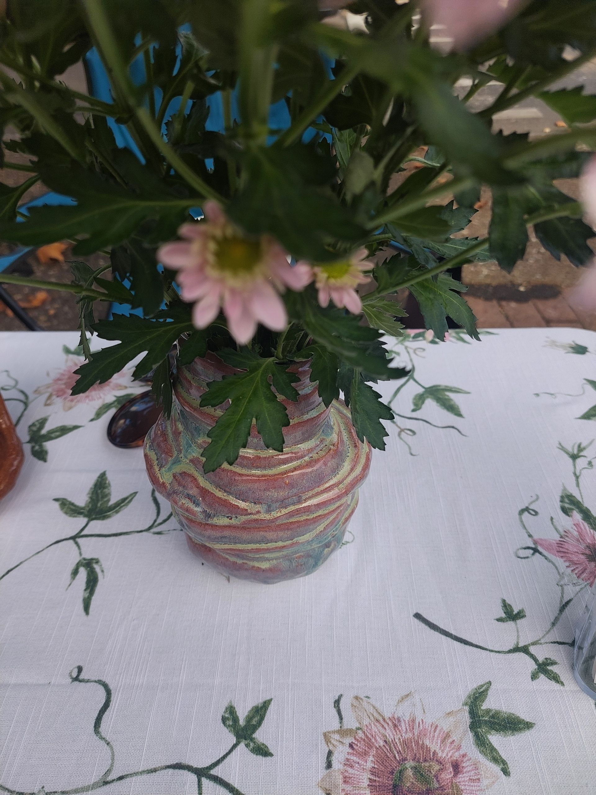 handcrafted vase