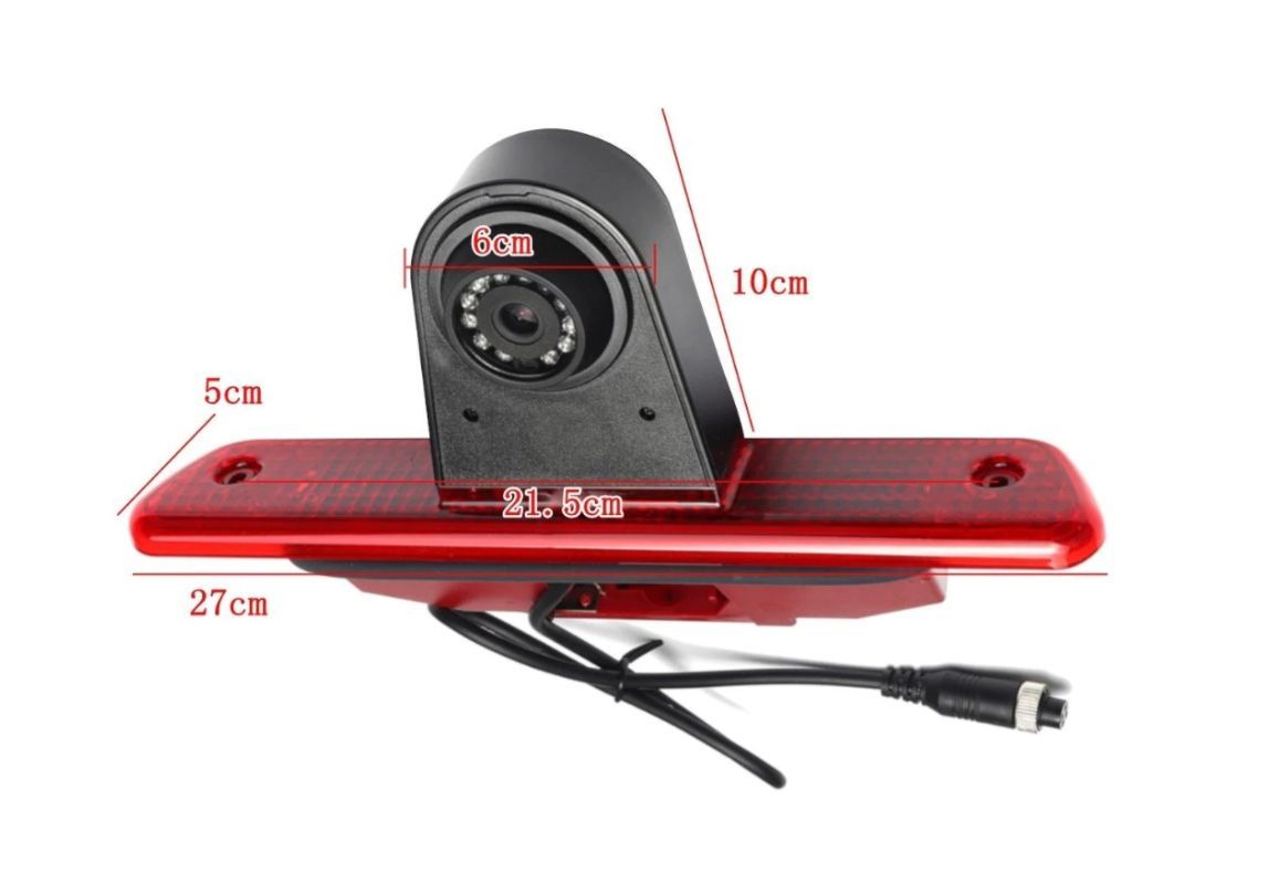Achteruitrijcamera in de derde remlicht voor Citroen Jumpy 2007 - 2016