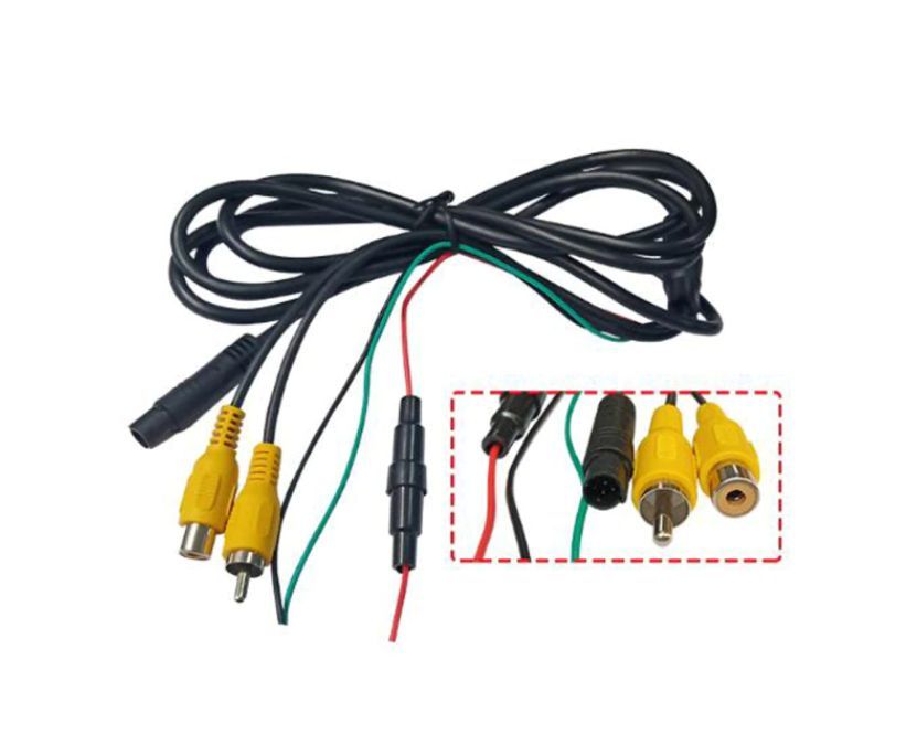7-Inch Auto Monitor Power Kabel / 8-pin interface AV airline / 8-pin interface airline