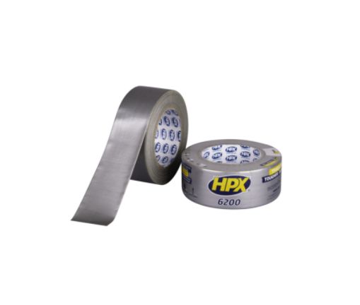 HPX 6200 Duct tape Zilver 48MMX25M
