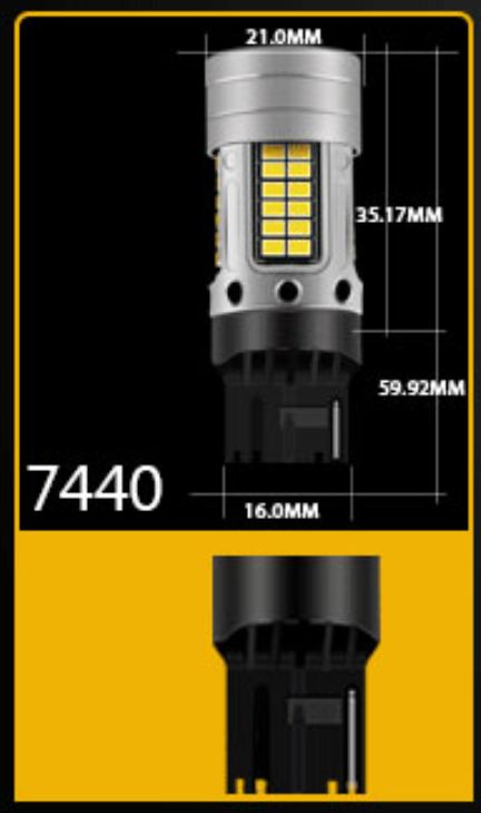 T20/ 7440 / W21W CAN-BUS LED