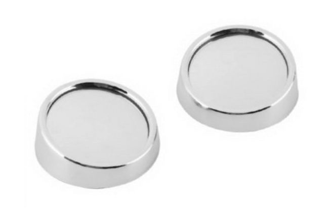 Dodehoekspiegel rond (verstelbare) grijs(set van 2 stuks)