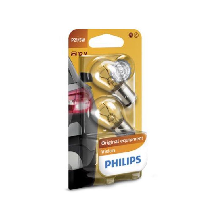 PHILIPS Gloeilamp, knipperlamp 12V 21/5W, 191, P21/5W, BAY15d