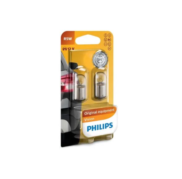 PHILIPS Gloeilamp R5W Blister-2 (set van 2 stuks)