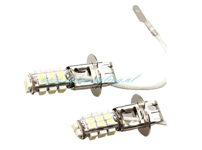 H3 LED Mistlicht 28 led ( set van 2 stuks)