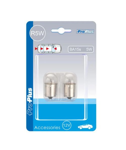 Autolamp 12V 5W BA15s 2 stuks in blister