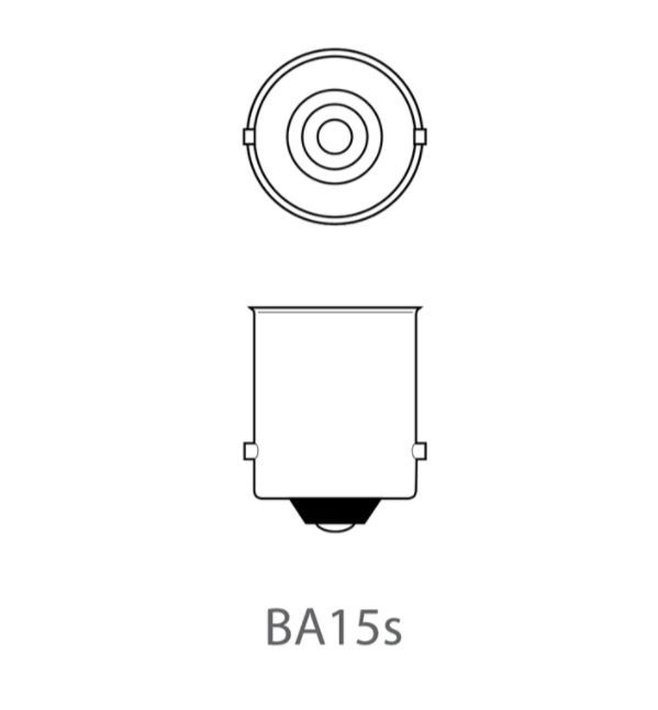Autolamp 12V 21W BA15s per stuk