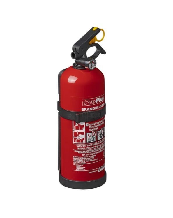Brandblusser 1kg ABC poeder NL + manometer