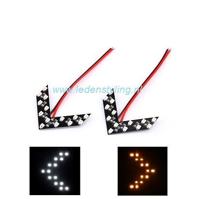 Led zijspiegel richtingaanwijzer