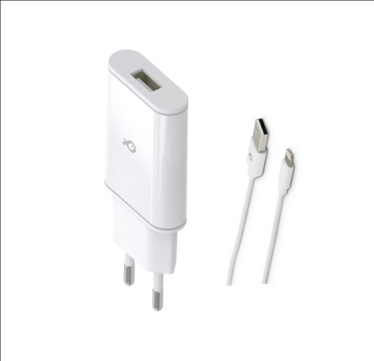 iPhone oplader 2.4 Lightning Poss Oplader - Wit