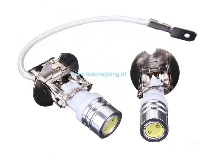 H3 High Power LED Cree Mistlicht ( set van 2 stuks)
