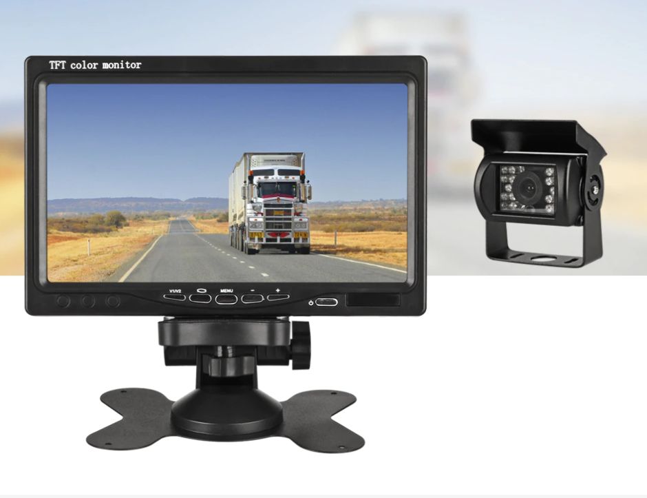Achteruitrijcamera met 7 Inch Monitor (12 V - 24 V)