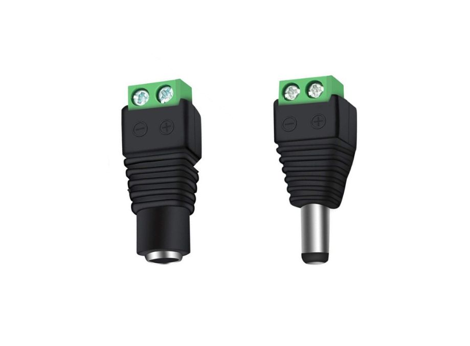 CCTV Camera Connector male/female