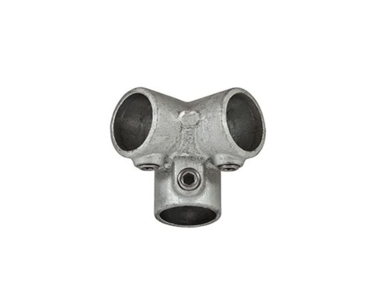Buisklem Drieweg kniestuk 90°-B / 26,9 MM