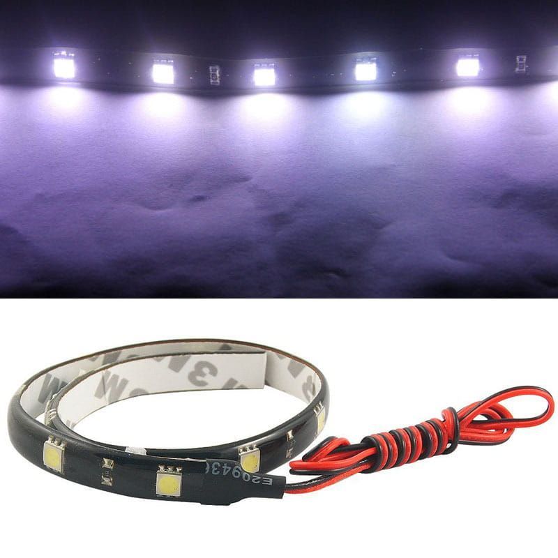 60 cm Flexibele led strip 24 leds (set van 2 stuks)