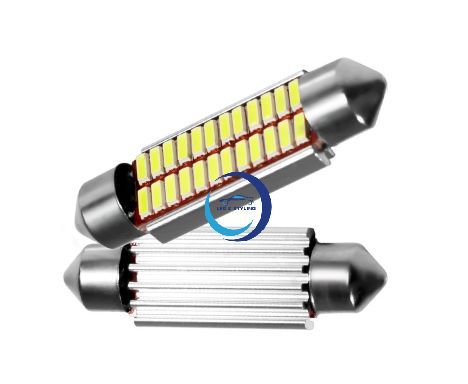 42mm Canbus festoon wit 24 leds (set van twee stuks)