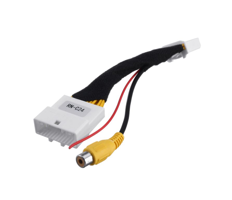 Achteruitrijcamera 24 pin RCA kabel voor Renault / Opel / Dacia