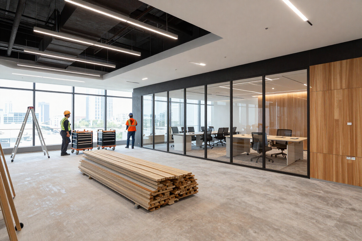 Renovated modern commercial office by Build SRQ Commercial