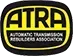 ATRA logo with yellow text and gear icon on a black background
