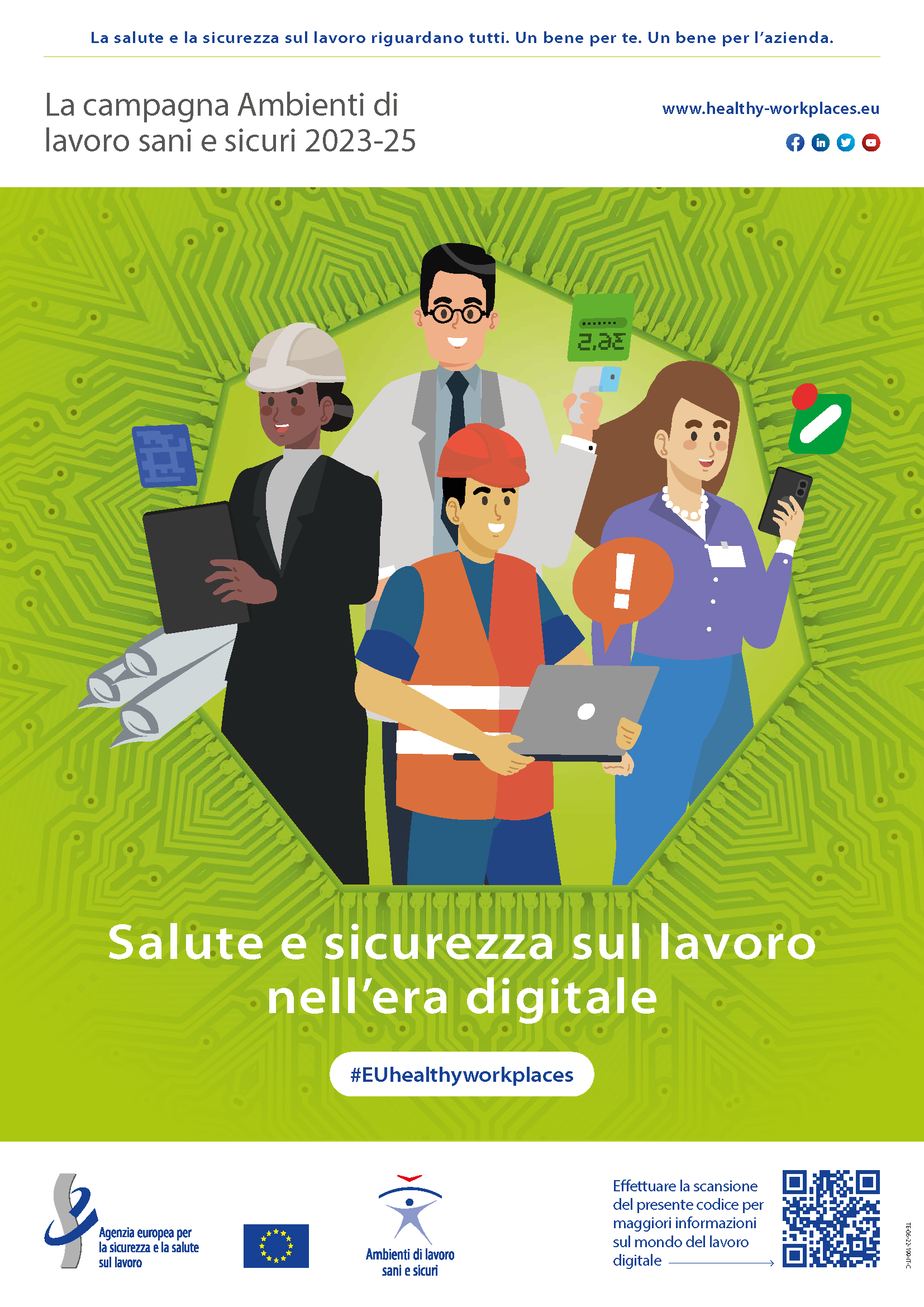 Scarica qui la guida completa Guida lavoro sano e sicuro nell'era digitale