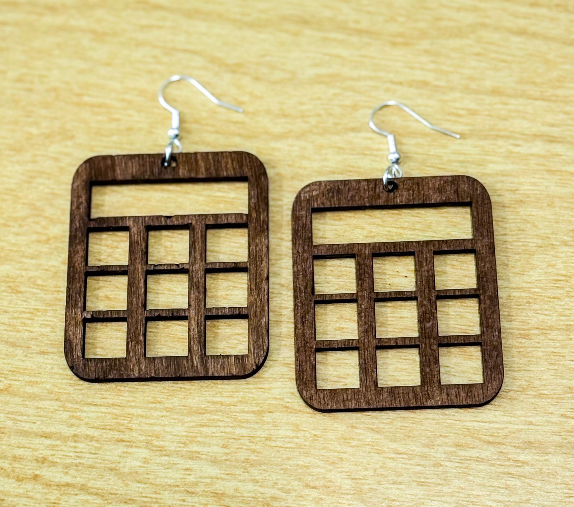 Calculator Earrings