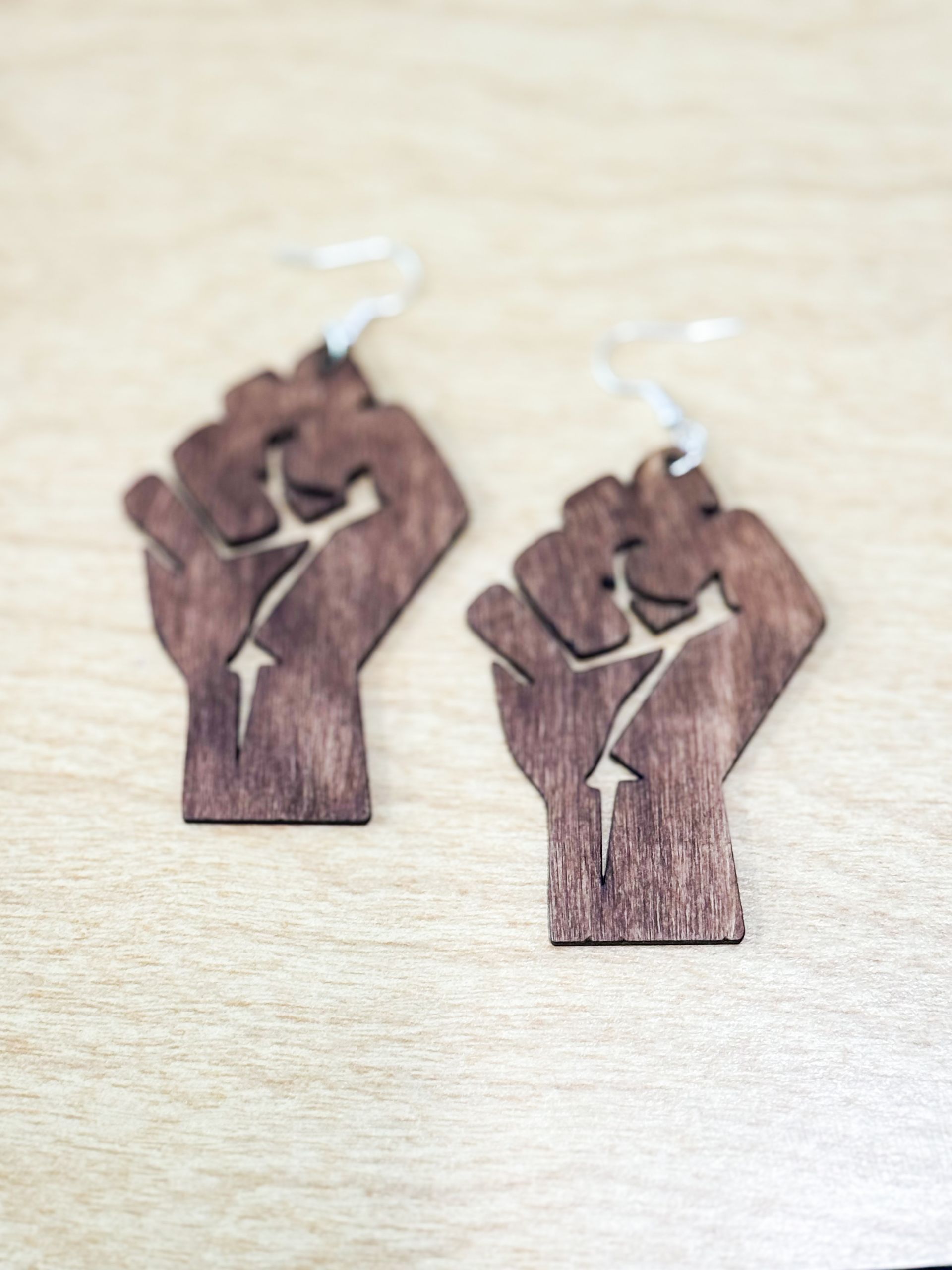 Black Power Earrings