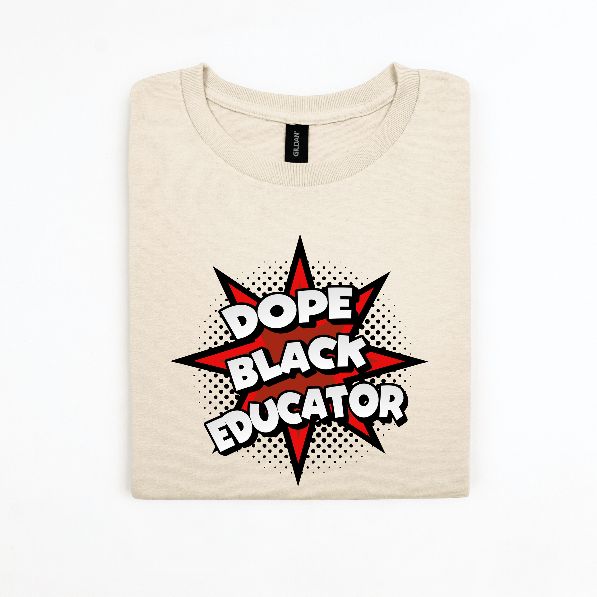Teacher Shirts - Comic Dope Black Educator