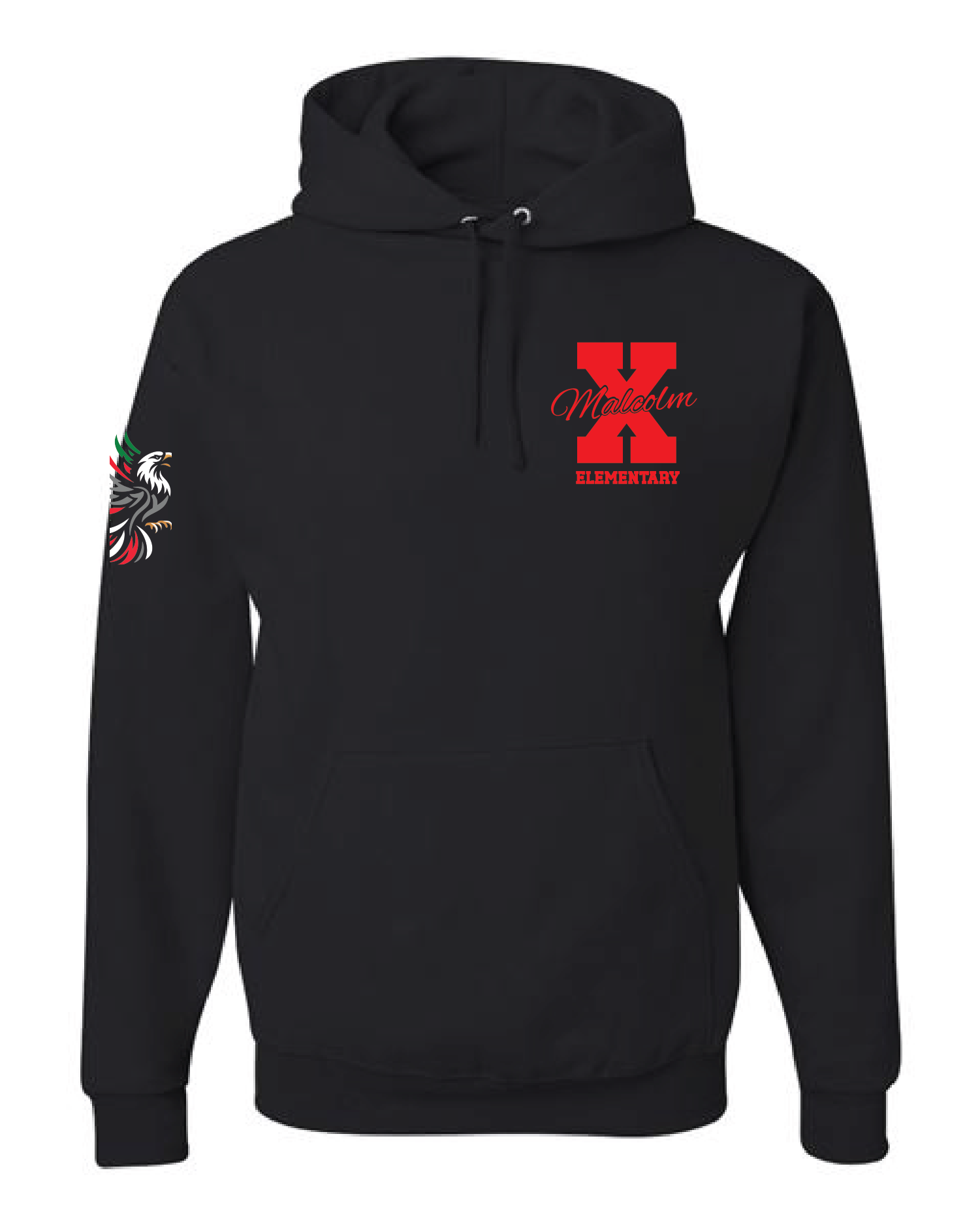Malcolm X Elementary Eagles Spirit Embroidered Gear