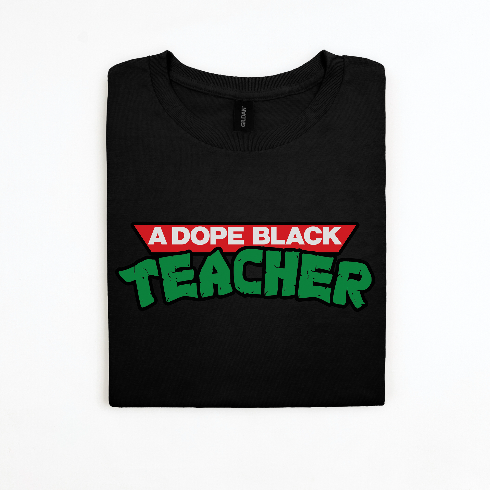 Teacher Shirt - Ninja Turtle Dope Black Teacher
