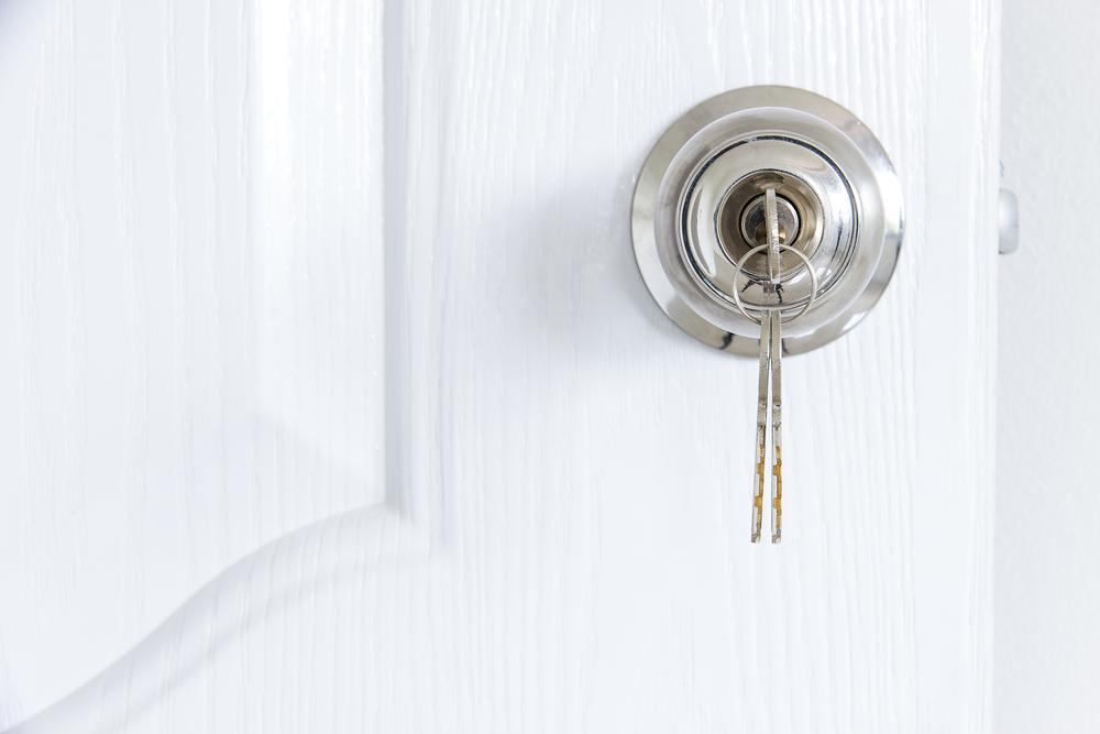 Set of Keys in Door Lock — Lock Repairs in Home Hill, QLD