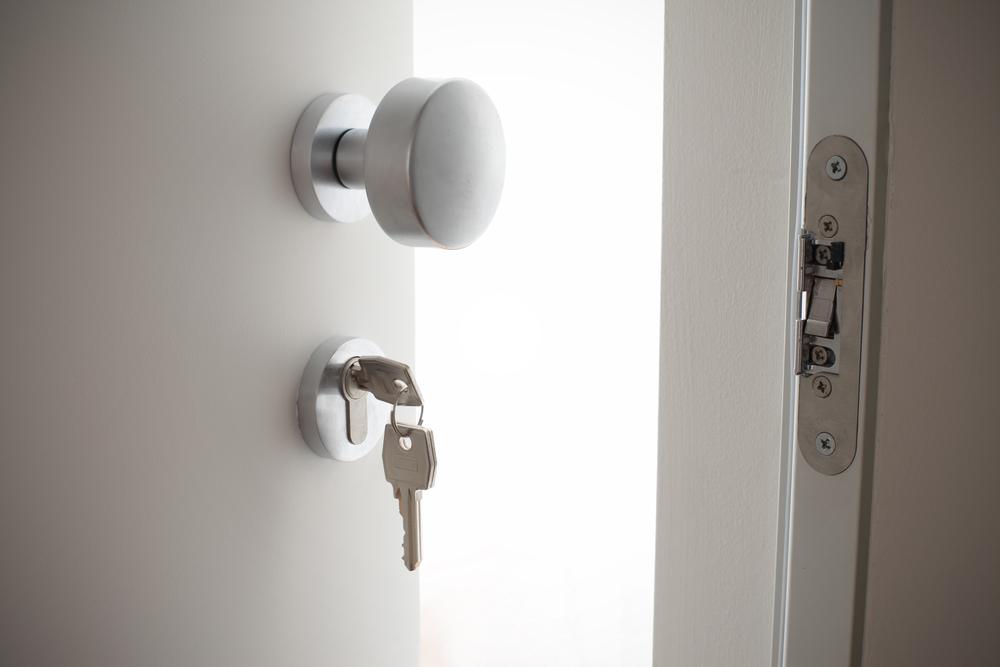 Door with Keys in Lock — Lock Repairs in Home Hill, QLD