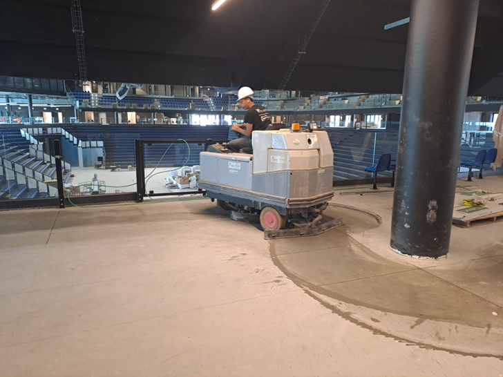 pulizia cantiere