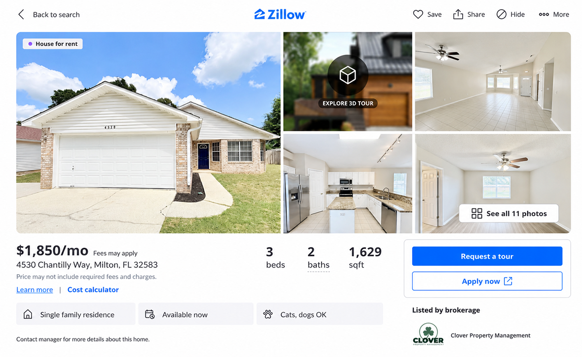 Clover believes each rental listing still needs strong photos, accurate details, competitive pricing, and a simple showing process. That is where Clover’s full marketing system makes the difference.
