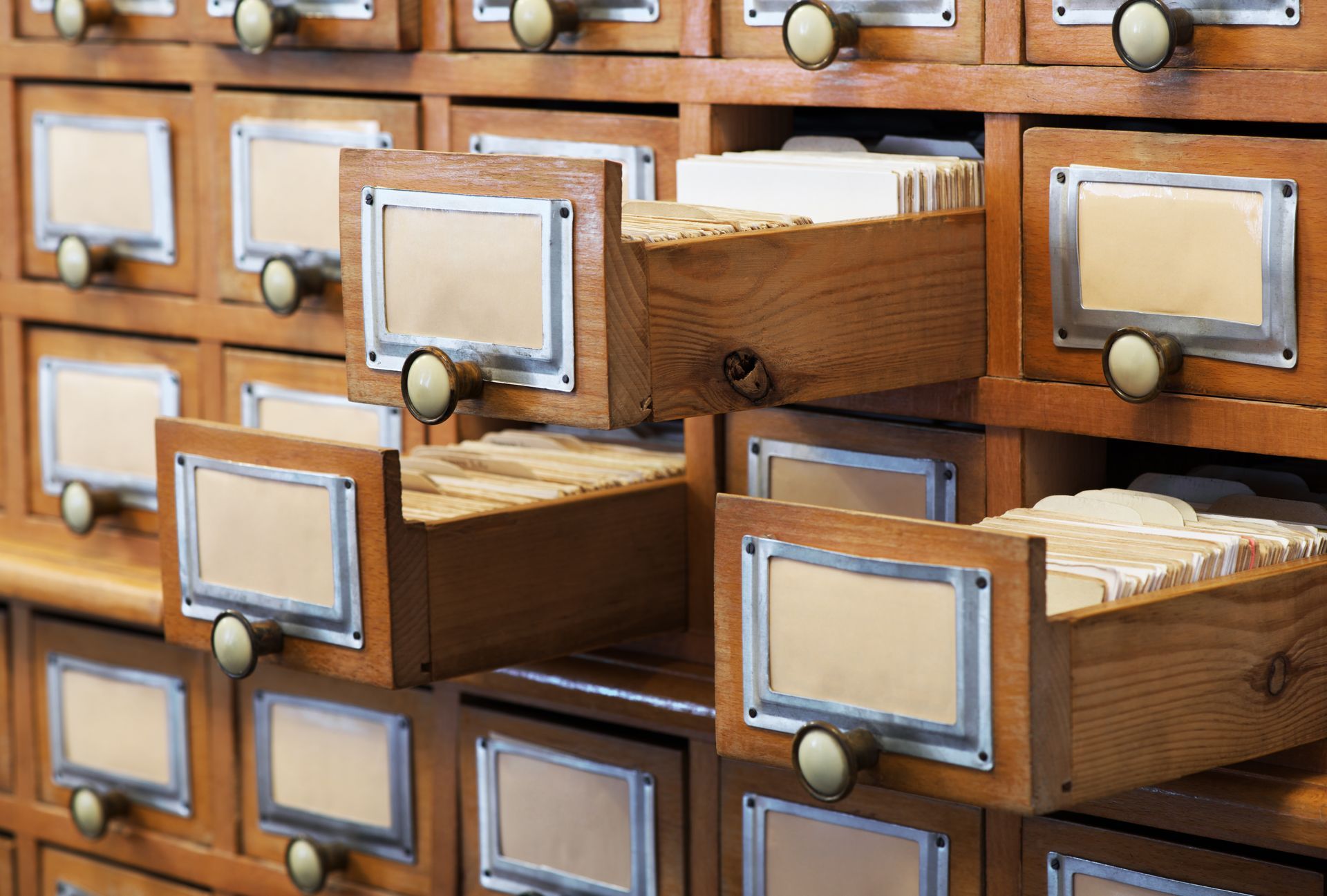 aperture card drawers