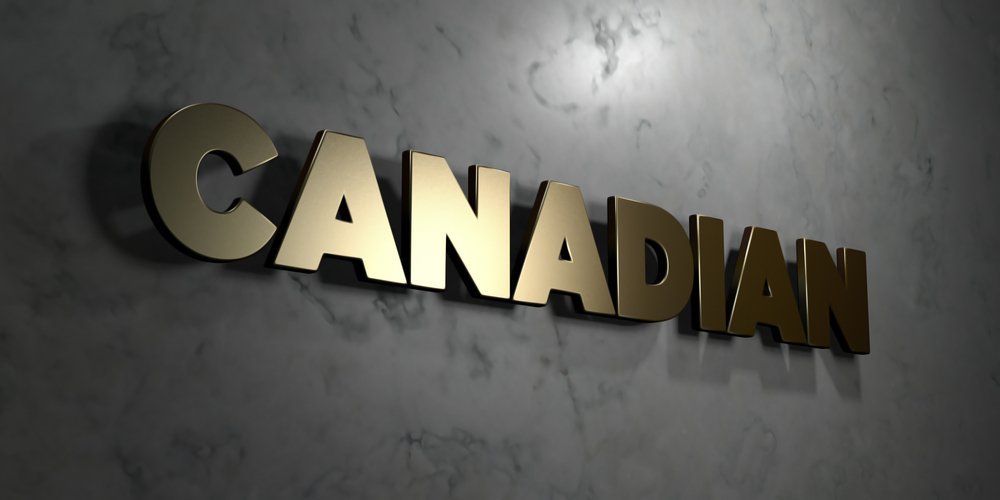 Gold 3D letters spelling
