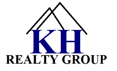Logo of KH Realty Group; blue 