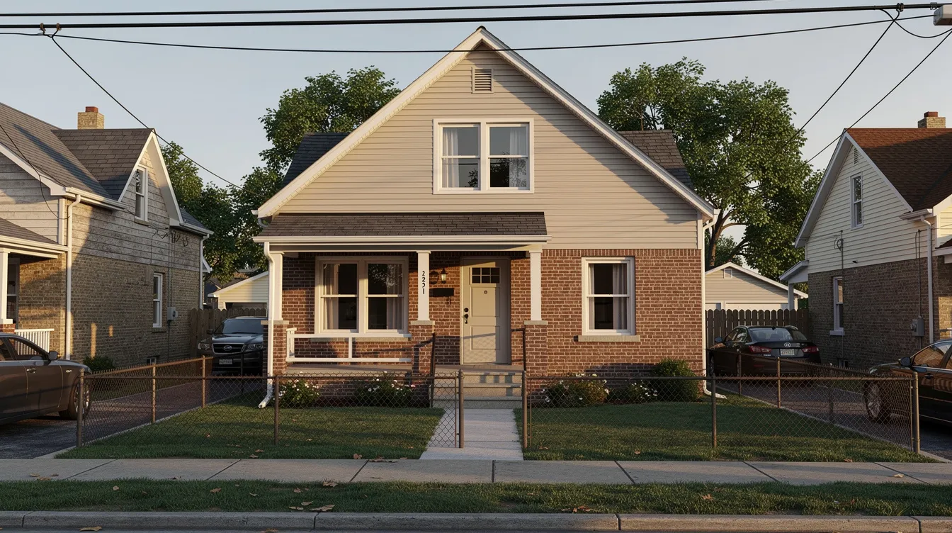 The image depicts a charming single-family home in Cicero, showcasing a well-maintained exterior with ample natural light filtering through its windows. This property is part of the homes for sale in Cicero, offering potential buyers a glimpse into the real estate market in the area.