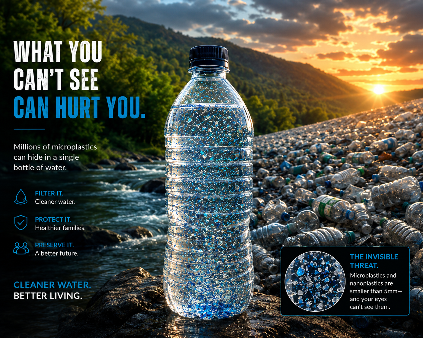What you can't see in your bottled water.