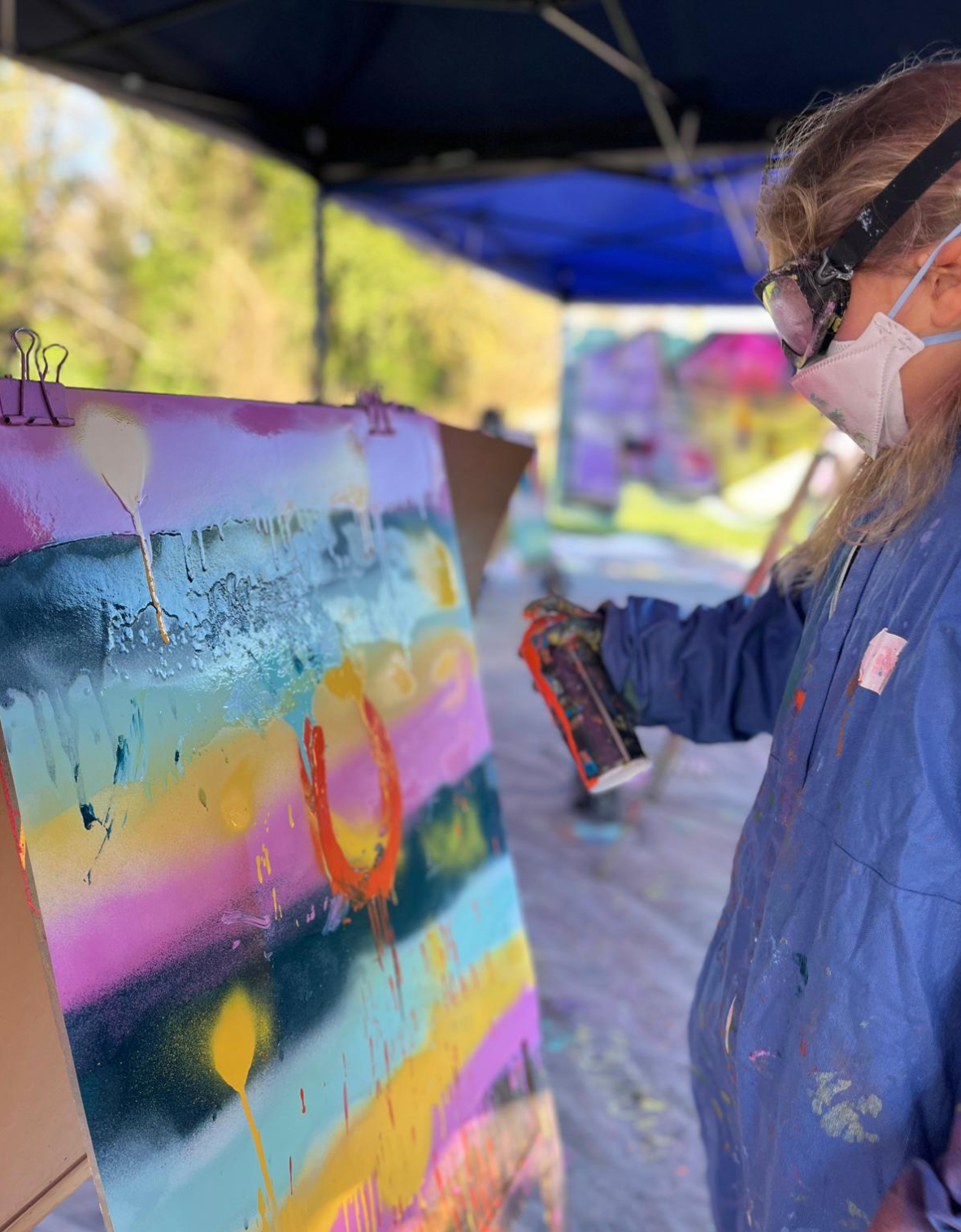 Graffiti Name Board Painting