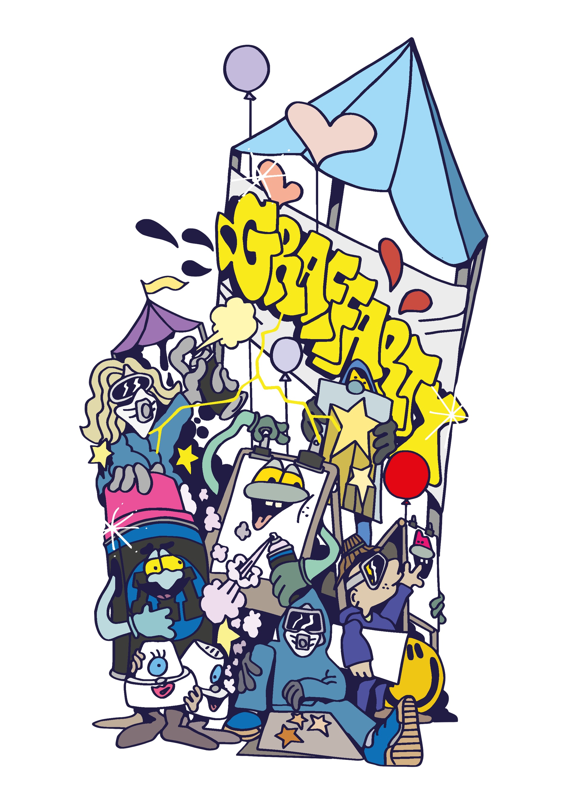 Graff Arty Limited Logo Illustration