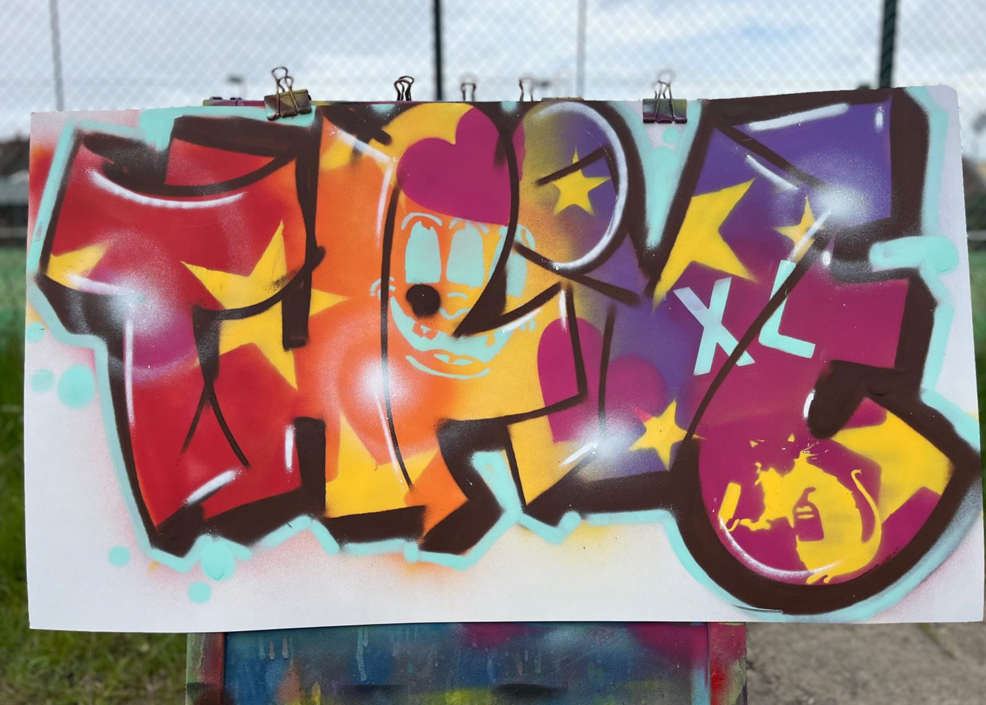 Thrive graffiti board